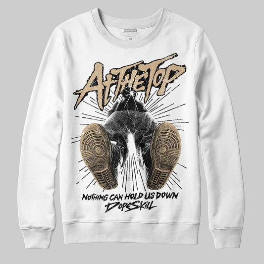 TAN Sneakers DopeSkill Sweatshirt Nothing Can Hold US Down Graphic Streetwear - White