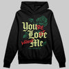 Foamposite Pro 'Pine Green' DopeSkill Hoodie Sweatshirt You’re Lost Without Me Graphic Streetwear - Black