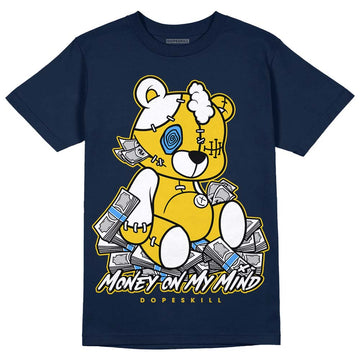 Dunk Low Vintage “Michigan” DopeSkill Midnight Navy T-Shirt MOMM Bear Graphic Streetwear