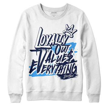 Jordan Spiz’ike Low “White/Obsidian” DopeSkill Sweatshirt LOVE Graphic Streetwear - WHite