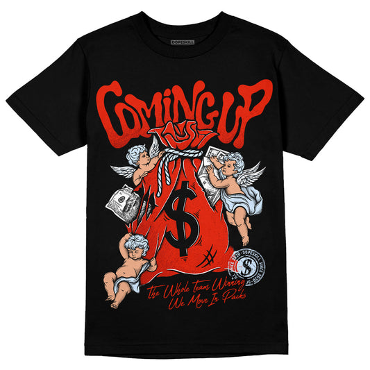 Jordan 6 Retro Toro Bravo   DopeSkill T-Shirt Money Bag Coming Up Graphic Streetwear - Black