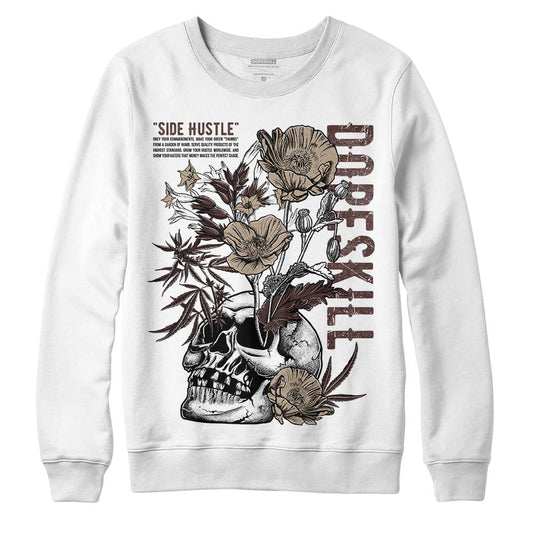 Jordan 1 High OG “Latte” DopeSkill Sweatshirt Side Hustle Graphic Streetwear - White