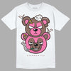 Dunk Low Smokey Mauve Playful Pink DopeSkill T-Shirt New Double Bear Graphic Streetwear - White