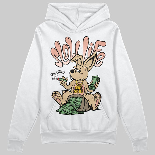 TAN Sneakers DopeSkill Hoodie Sweatshirt Slow Life Graphic Streetwear - White