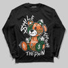 SoleFly x Air Jordan 3 “Fruits Of Our Labor” DopeSkill Long Sleeve T-Shirt Smile Through The Pain Graphic Streetwear - Black