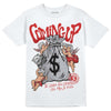 Jordan 13 “Wolf Grey” DopeSkill T-Shirt Money Bag Coming Up Graphic Streetwear - White