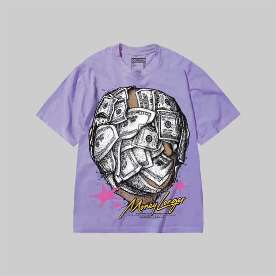 Money Longer DopeSkill Premium T-shirt Streetwear - Violet