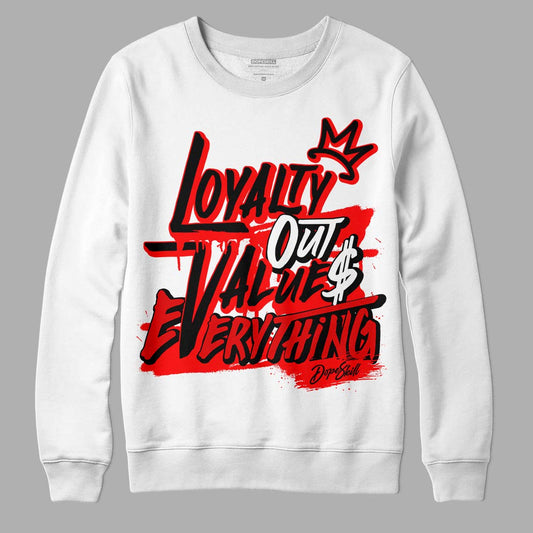 Jordan 1 Retro High OG "Satin Bred" DopeSkill Sweatshirt LOVE Graphic Streetwear - White