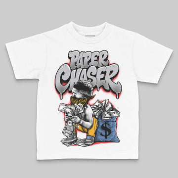 Grey Sneakers DopeSkill Toddler Kids T-shirt Paper Chaser Boy Graphic Streetwear - White