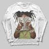 Jordan 11 “Inner Beast” DopeSkill Long Sleeve T-Shirt Rich Youth Graphic Streetwear - White