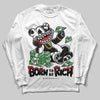 Jordan 14 Retro ‘Black Toe’ DopeSkill Long Sleeve T-Shirt Born To Be Rich Graphic Streetwear - White