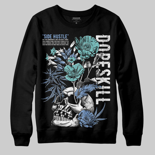 Jordan 4 WMNS 'Forget Me Not' DopeSkill Sweatshirt Side Hustle Graphic Streetwear - Black