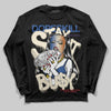 Jordan 17 Retro Low SP Infinite Archives DopeSkill Long Sleeve T-Shirt Stay It Busy Graphic Streetwear - Black