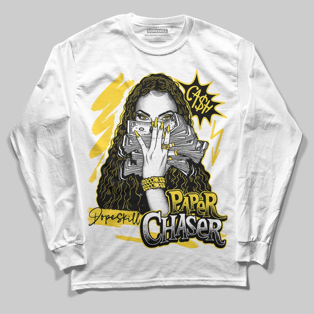 Jordan 4 Tour Yellow Thunder DopeSkill Long Sleeve T-Shirt NPC Graphic Streetwear - White