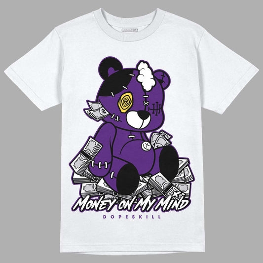 Jordan 12 “Field Purple” DopeSkill T-Shirt MOMM Bear Graphic Streetwear - White
