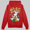 Red Sneakers DopeSkill Hoodie Sweatshirt Slow Life Graphic Streetwear - Red