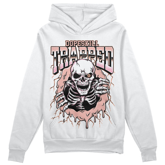 Jordan 11 Low “Legend Pink” DopeSkill Hoodie Sweatshirt Trapped Halloween Graphic Streetwear - White