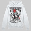 Jordan 4 “Fear” DopeSkill Hoodie Sweatshirt Threat Graphic Streetwear - White