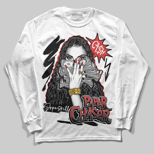 Jordan 6 “Reverse Infrared” DopeSkill Long Sleeve T-Shirt NPC Graphic Streetwear - White