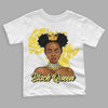 Jordan 11 Low 'Yellow Snakeskin' DopeSkill Toddler Kids T-shirt Black Queen Graphic Streetwear - White