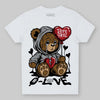 Jordan 10 OG “Steel” DopeSkill Toddler Kids T-shirt Broken Bear Graphic Streetwear - White