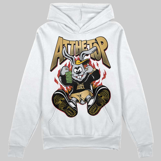 Jordan 12 Retro 'Taxi' 2025 DopeSkill Hoodie Sweatshirt At The Top Graphic Streetwear - White 