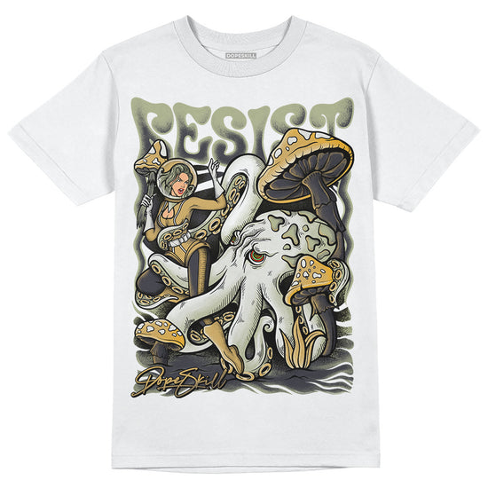 Jordan 5 Jade Horizon DopeSkill T-Shirt Resist Graphic Streetwear - WHite