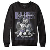 Jordan 5 Retro Low Indigo Haze DopeSkill Sweatshirt Real Lover Graphic Streetwear - Black