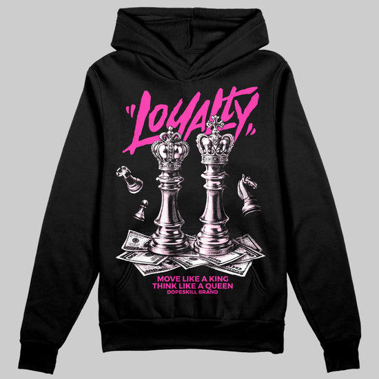 Pink Sneakers DopeSkill Hoodie Loyalty Graphic Streetwear - Black