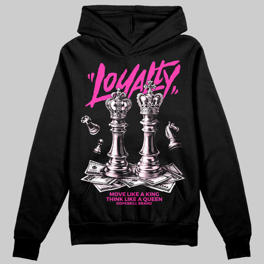 Pink Sneakers DopeSkill Hoodie Loyalty Graphic Streetwear - Black