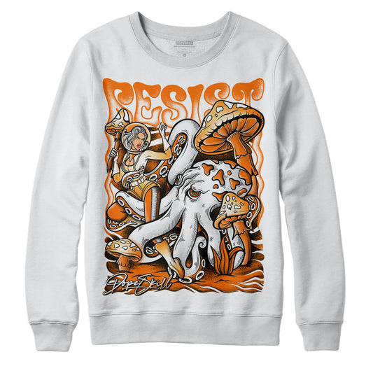 Wmns Dunk Low 'Magma Orange DopeSkill Sweatshirt Resist Graphic Streetwear - White 