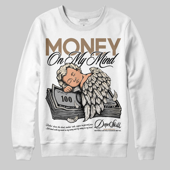 Jordan 5 SE “Sail” DopeSkill Sweatshirt MOMM Graphic Streetwear - White