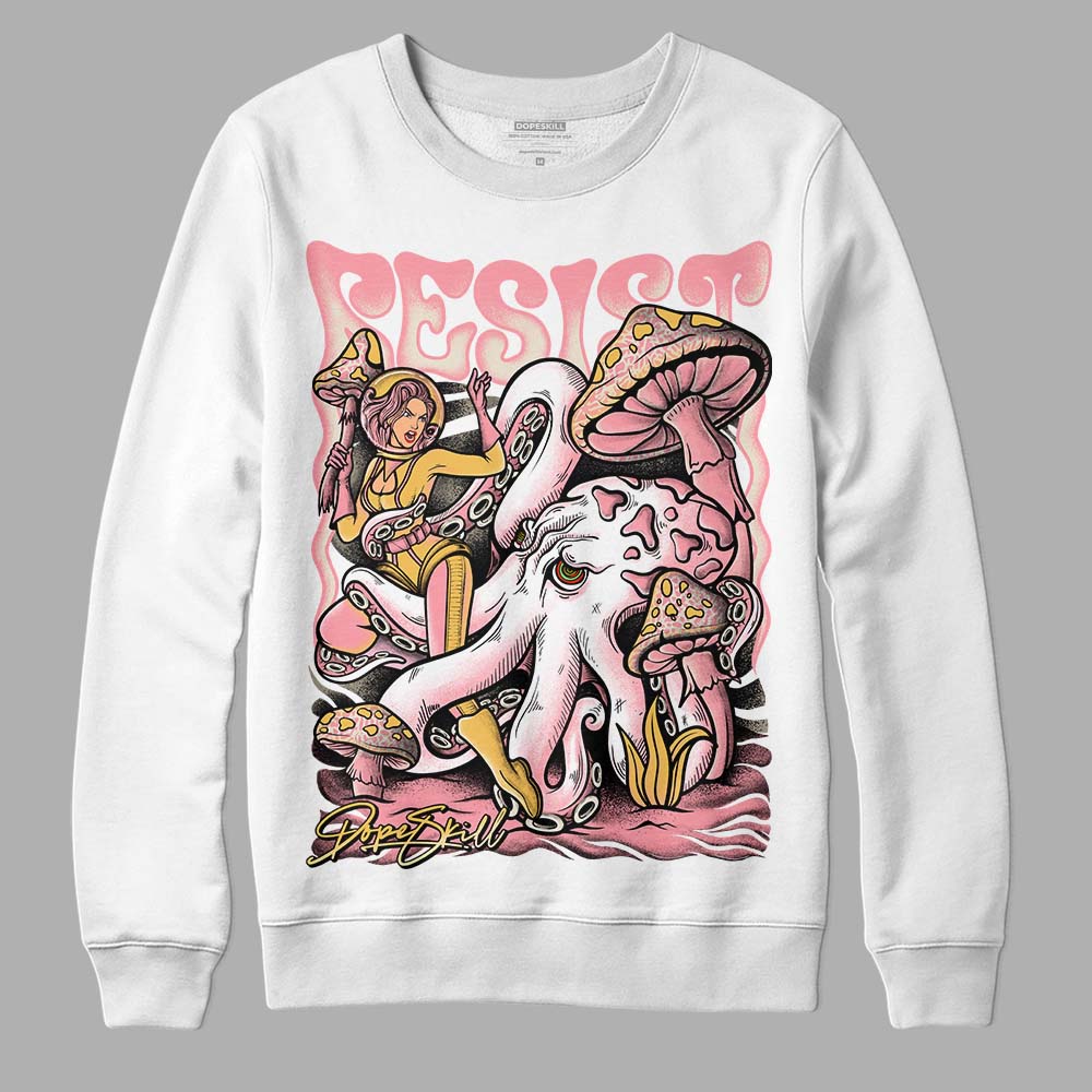 Jordan 3 GS “Red Stardust” DopeSkill Sweatshirt Resist Graphic Streetwear - White 