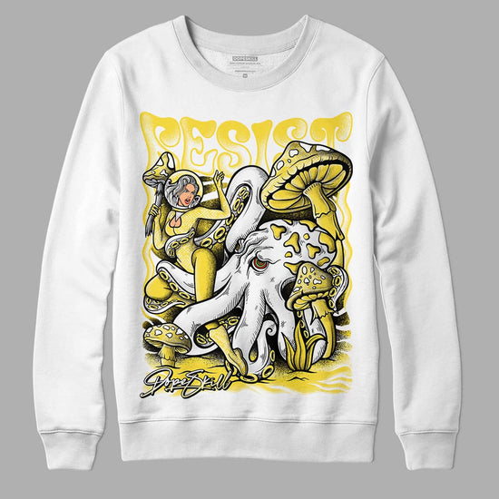 Jordan 11 Low 'Yellow Snakeskin' DopeSkill Sweatshirt Resist Graphic Streetwear - White