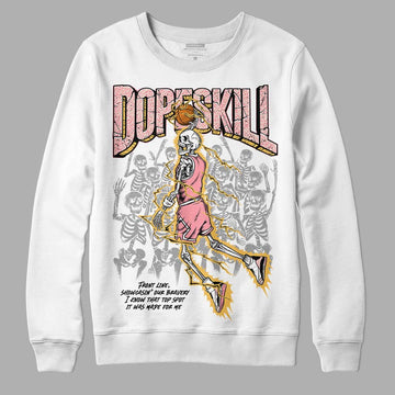 Jordan 3 GS “Red Stardust” DopeSkill Sweatshirt Thunder Dunk Graphic Streetwear - White