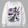 Jordan 12 “Field Purple” DopeSkill Sweatshirt Gettin Bored With This Money Graphic Streetwear - White