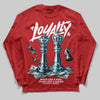 Red Sneakers DopeSkill Long Sleeve T-Shirt Loyalty Graphic Streetwear  Red
