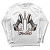 Jordan 1 High OG “Latte” DopeSkill Long Sleeve T-Shirt Breathe Graphic Streetwear - White 