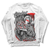 Jordan 1 Low OG “Shadow” DopeSkill Long Sleeve T-Shirt Stackin Mines Graphic Streetwear - White