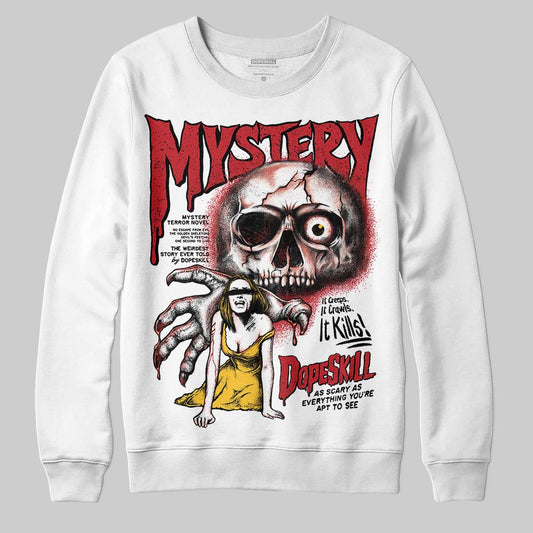 Jordan 14 Retro Ferrari (2025) DopeSkill Sweatshirt Trust No One Graphic Streetwear - White