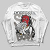 Jordan 9 Cool Grey DopeSkill Long Sleeve T-Shirt Stay It Busy Graphic Streetwear - White