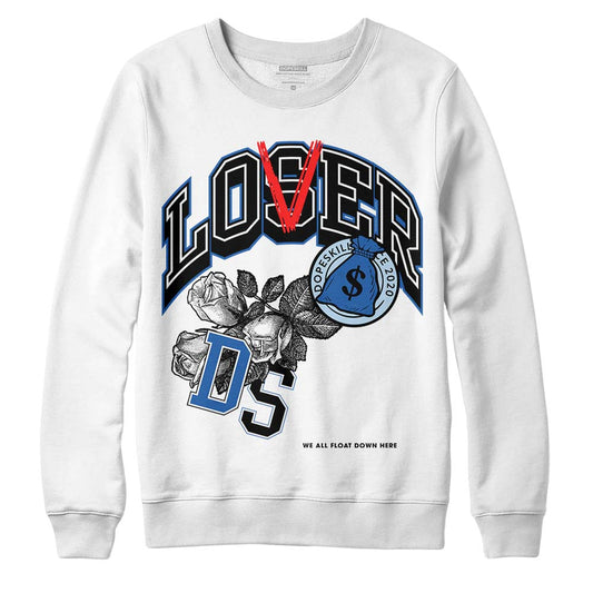 Jordan 11 Low “Space Jam” DopeSkill Sweatshirt Loser Lover Graphic Streetwear - White