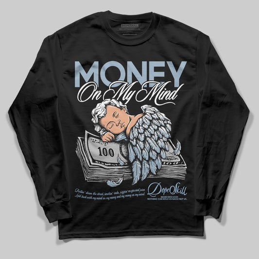 Jordan 40 “Blue Suede” DopeSkill Long Sleeve T-Shirt MOMM Graphic Streetwear - Black