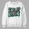 Jordan 3 "Green Glow" DopeSkill Sweatshirt Super Sauce Graphic Streetwear - White 