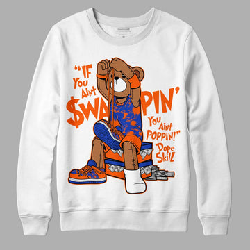 Dunk Low Futura Orange Blaze DopeSkill Sweatshirt If You Aint Graphic Streetwear - White