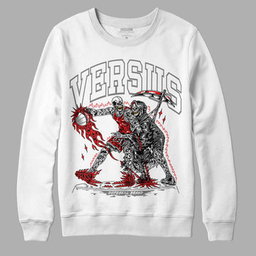 Grey Sneakers DopeSkill Sweatshirt VERSUS Graphic Streetwear - White