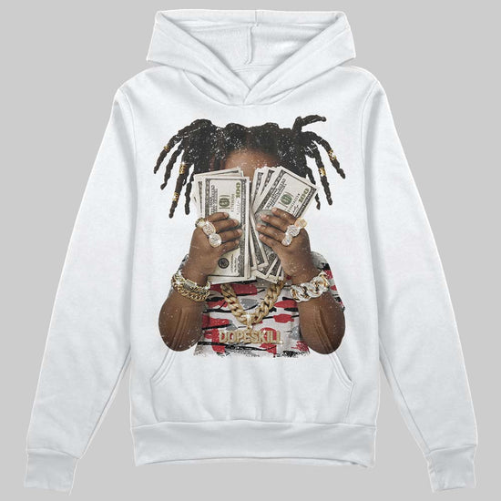 Jordan 8 Retro Bugs Bunny (2025) DopeSkill Hoodie Sweatshirt Rich Youth Graphic Streetwear - White