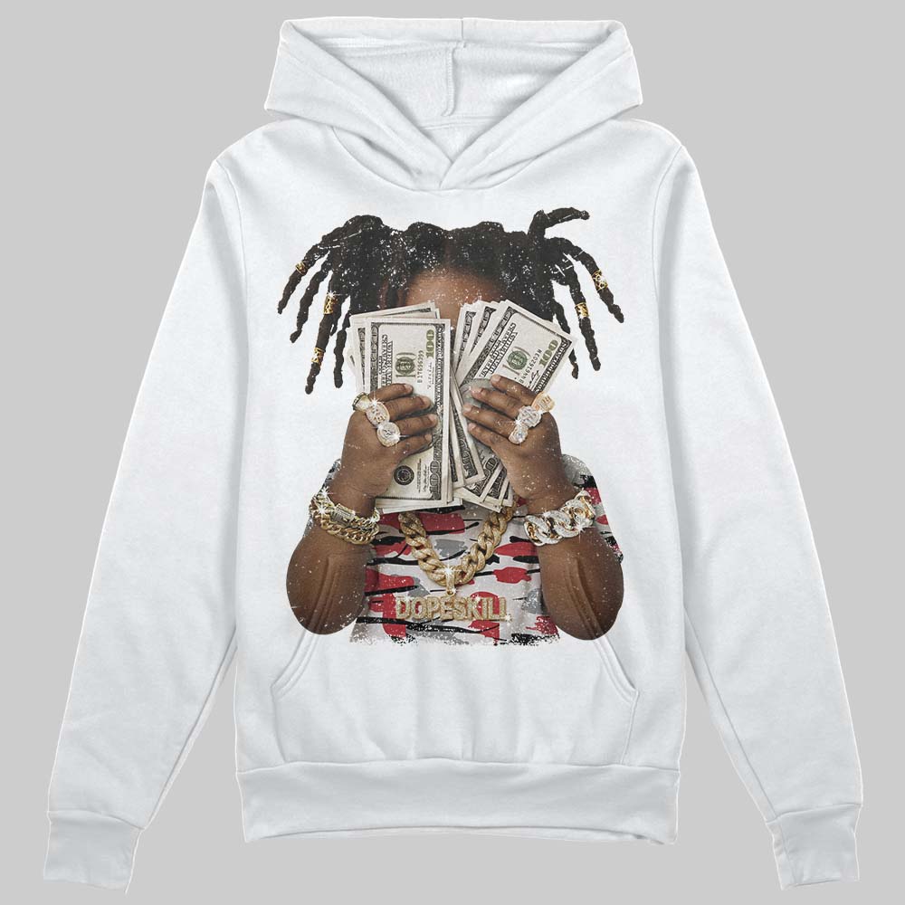 Jordan 8 Retro Bugs Bunny (2025) DopeSkill Hoodie Sweatshirt Rich Youth Graphic Streetwear - White