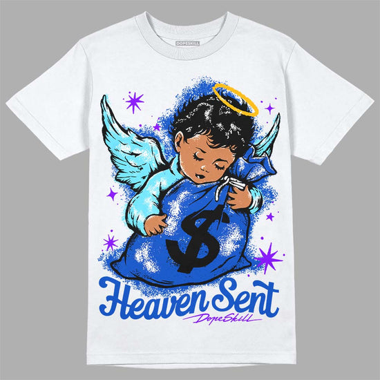 Dunk Low Argon DopeSkill T-Shirt Heaven Sent Graphic Streetwear - White