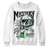 Jordan 1 High OG Green Glow DopeSkill Sweatshirt Mystery Ghostly Grasp Graphic Streetwear - White